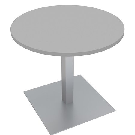 SKUTCHI DESIGNS 34in. Small Round Table Metal Post Legs Conference Room Breakroom HAR-RD-34-POST-XD01
